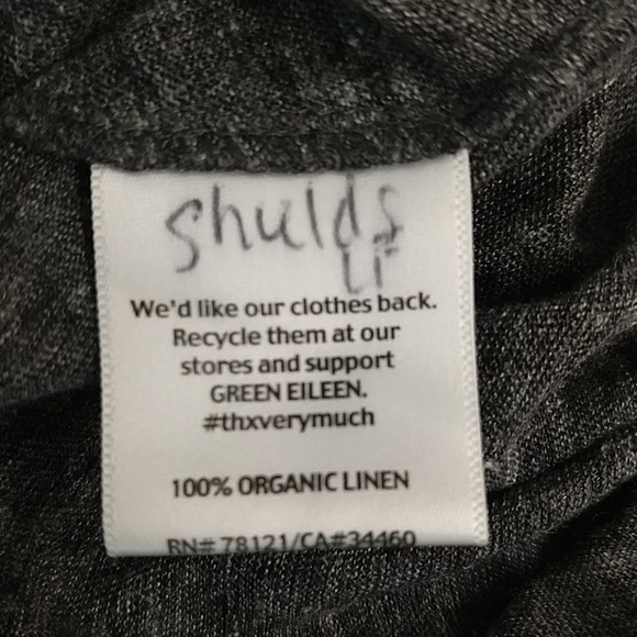 Eileen Fisher 100% Organic Linen Dress Size Large - Picture 7 of 8